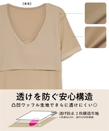 Life Style by cross marche 【KEEPGUARD】乳首透け防止Tシャツ（半袖タイプ）_subthumb_3
