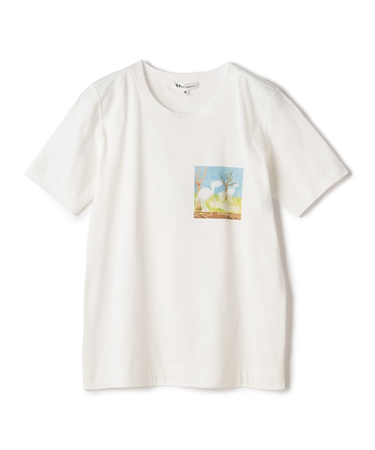 イラストプリントロングスリーブTシャツ 49AV.junko shimada｜クロス