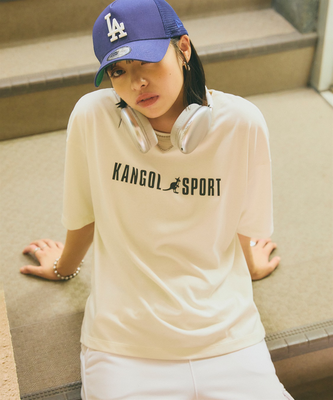 DRY・UV対策》5分袖ベーシックロゴＴシャツ【KANGOL SPORT/カンゴールスポーツ】 KANGOL SPORT｜クロスプラス公式通販サイト