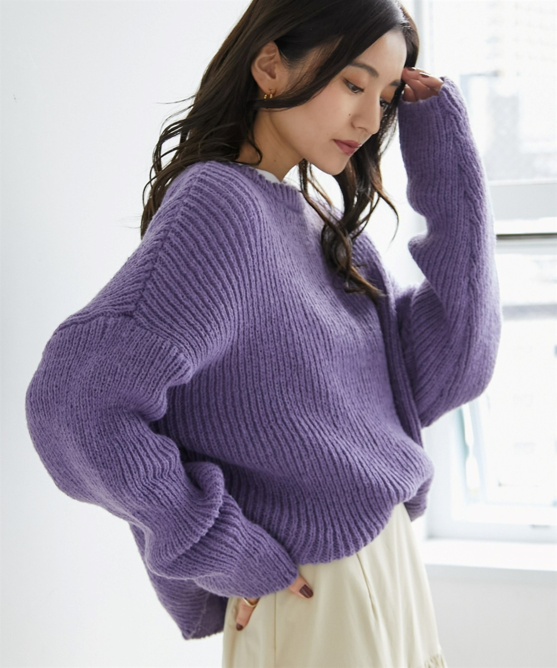 配送 新品♡ella_selectshop オーバーサイズプルオーバー