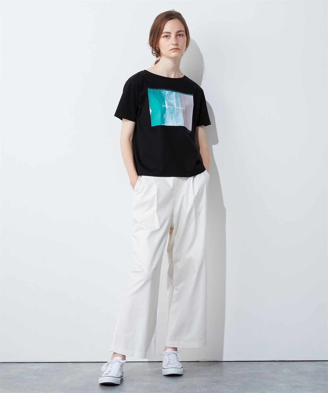 WEB限定カラー 即購入OK Tシャツプリント図案大人気春新品レディース