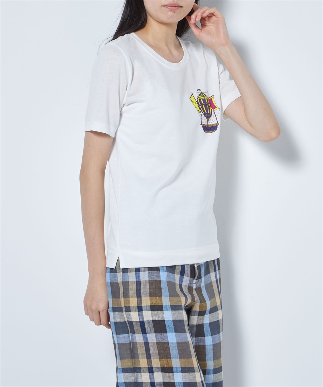プリントTシャツ 49AV.junko shimada｜クロスプラス公式通販サイト