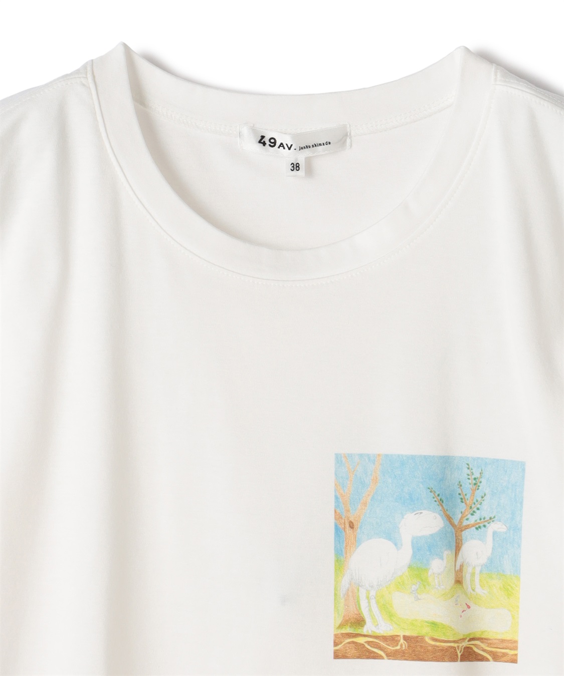 GWセール】イラストプリント半袖Tシャツ 49AV.junko shimada｜クロス