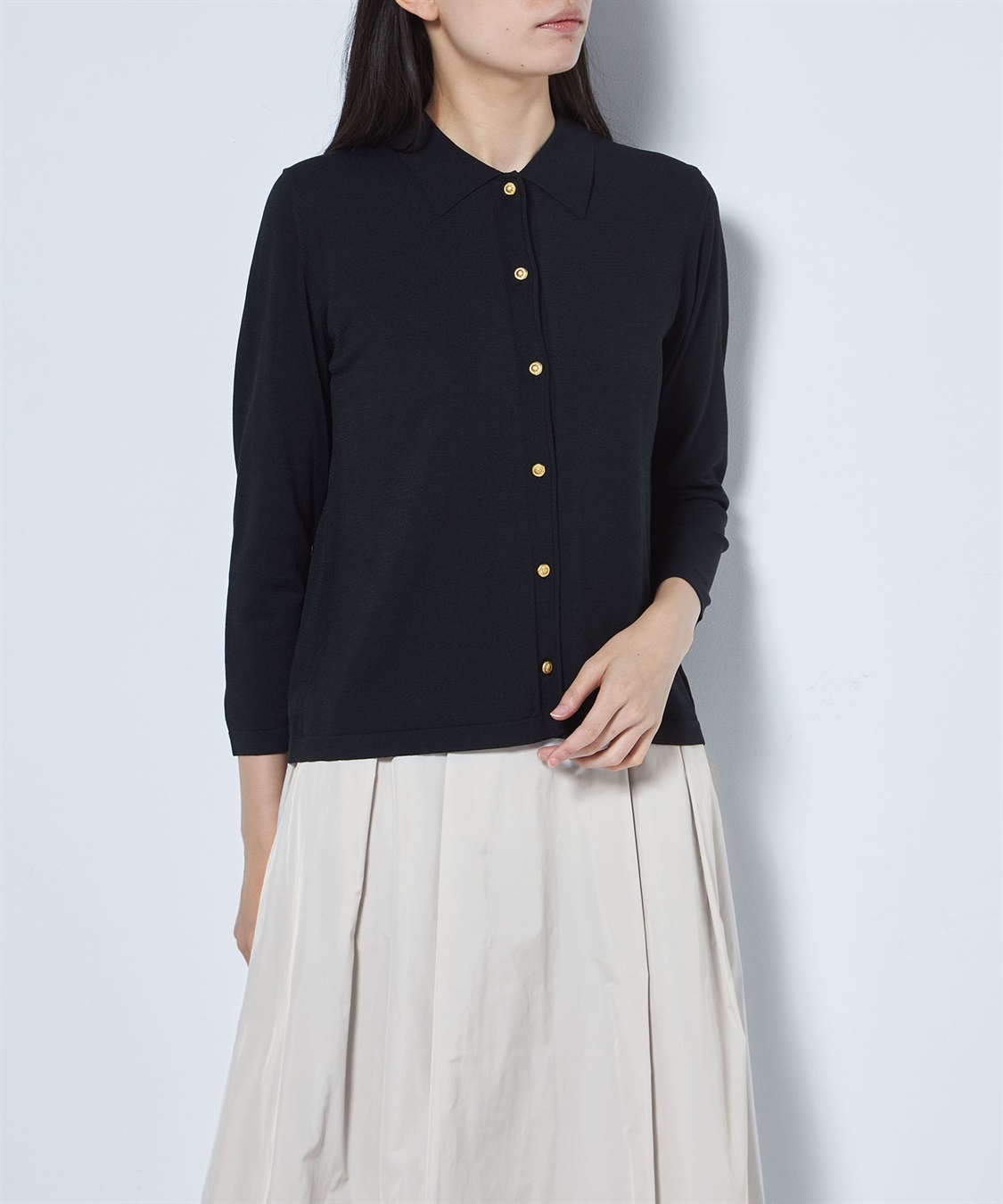 TIME SALE】ニットシャツ 49AV.junko shimada｜クロスプラス公式通販サイト