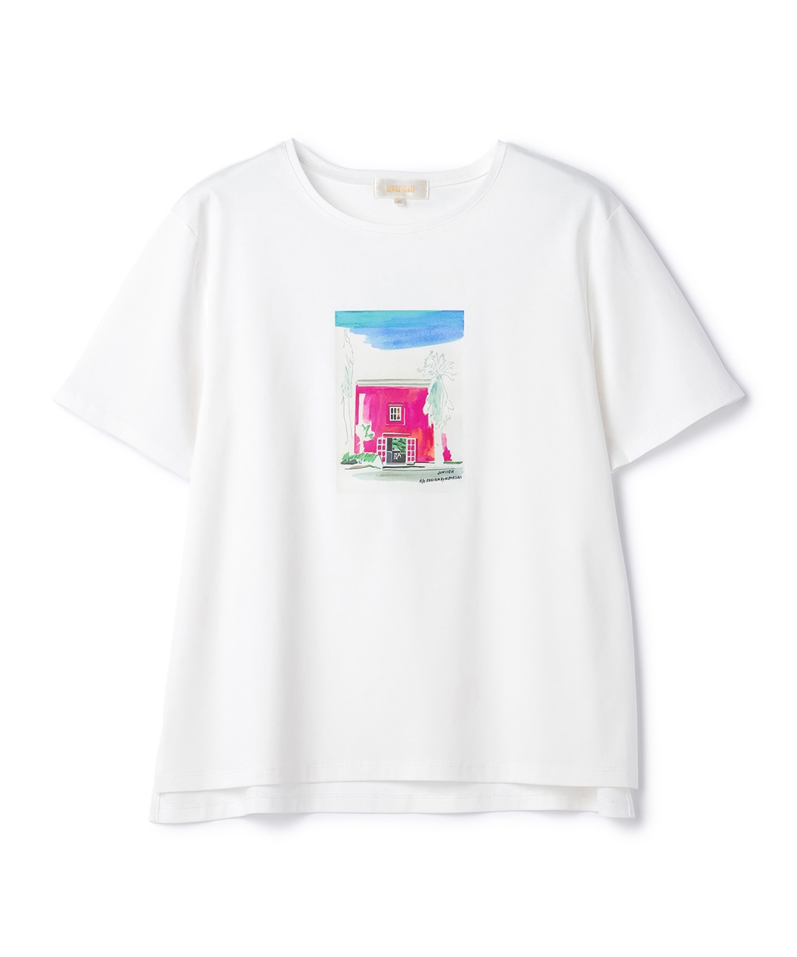 接触冷感】ハウスプリントTシャツ A/C DESIGN BY ALPHA CUBIC｜クロス