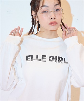 ELLEgirl オーバーサイズロゴプリントロンT_subthumb_20