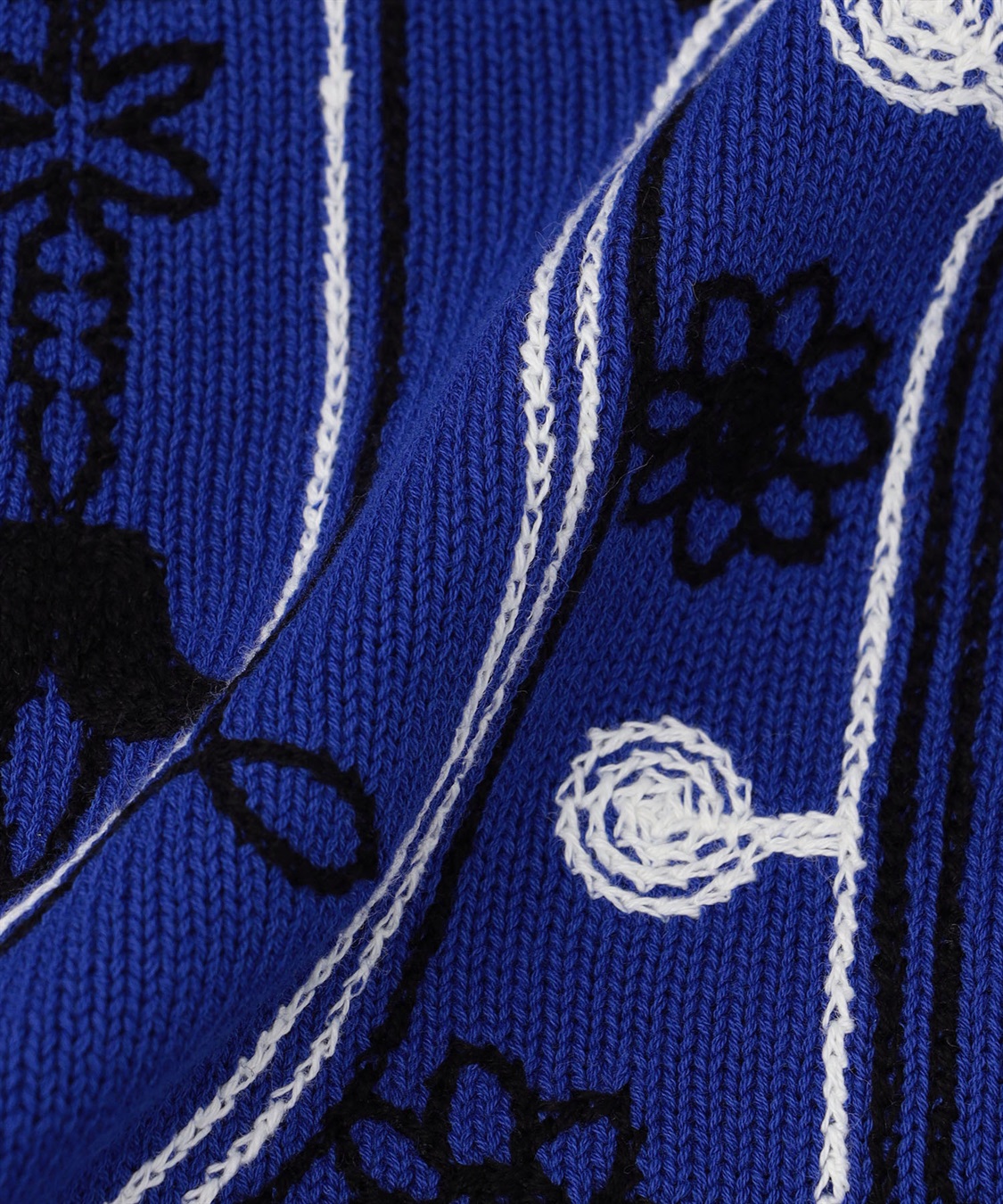 バンダナ刺繍ニットプルオーバー