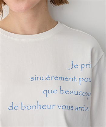 Petit Honfleur オーガニックコットンロゴTシャツ_subthumb_3