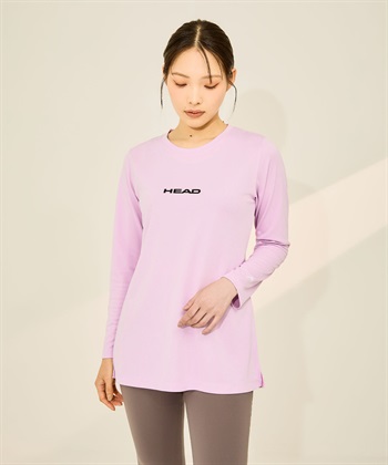 HEAD 《DRY・UV対策》ドライメッシュベーシックロゴ長袖Tシャツ【HEAD/ヘッド】 ウォーキング フィットネス ヨガ ピラティス  スポーツ_subthumb_3