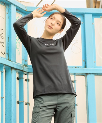 HEAD 《DRY・UV対策》ドライメッシュベーシックロゴ長袖Tシャツ【HEAD/ヘッド】 ウォーキング フィットネス ヨガ ピラティス  スポーツ_subthumb_5