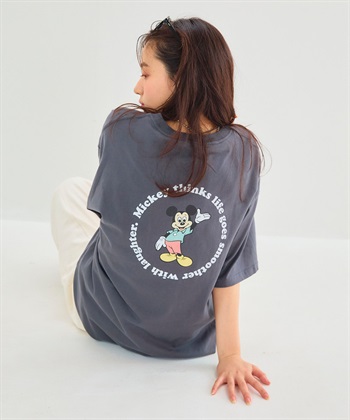 Life Style by cross marche 【Disney/ディズニー】ポケット付ミッキーグラフィックバックプリント半袖Tシャツ_subthumb_13