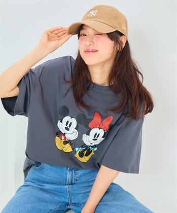 Life Style by cross marche 【Disney/ディズニー】ミッキー＆ミニープリント半袖Tシャツ_subthumb_1