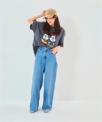 Life Style by cross marche 【Disney/ディズニー】ミッキー＆ミニープリント半袖Tシャツ_subthumb_3