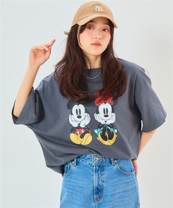 Life Style by cross marche 【Disney/ディズニー】ミッキー＆ミニープリント半袖Tシャツ_subthumb_4