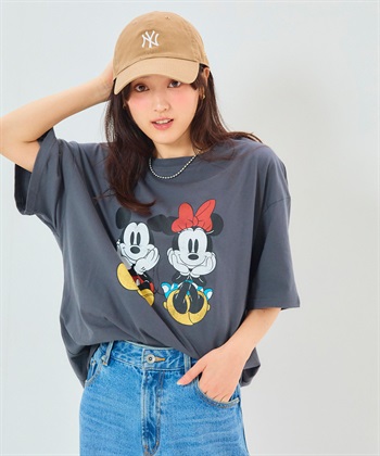 Life Style by cross marche 【Disney/ディズニー】ミッキー＆ミニープリント半袖Tシャツ_subthumb_5