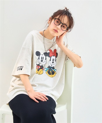 Life Style by cross marche 【Disney/ディズニー】ミッキー＆ミニープリント半袖Tシャツ_subthumb_13