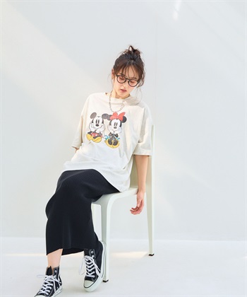 Life Style by cross marche 【Disney/ディズニー】ミッキー＆ミニープリント半袖Tシャツ_subthumb_15