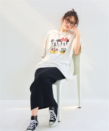 Life Style by cross marche 【Disney/ディズニー】ミッキー＆ミニープリント半袖Tシャツ_subthumb_16