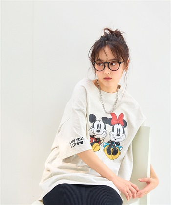 Life Style by cross marche 【Disney/ディズニー】ミッキー＆ミニープリント半袖Tシャツ_subthumb_17