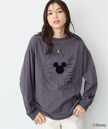 anyfee 【anyfee/プラスサイズ】《Disney/ディズニー》レタリングフロントプリントTシャツ_subthumb_5