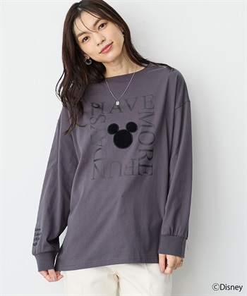 anyfee 【anyfee/プラスサイズ】《Disney/ディズニー》レタリングフロントプリントTシャツ_subthumb_7