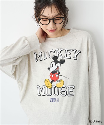 anyfee 【anyfee】《Disney/ディズニー》ミッキーマウスオールドグラフィックプリントTシャツ_subthumb_1