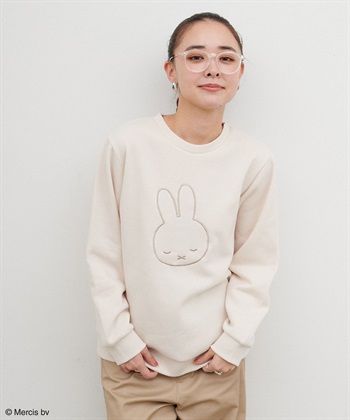 chara station 【miffy/ミッフィー】スリープ刺繍デザイン裏起毛プルオーバー（別注）_subthumb_19