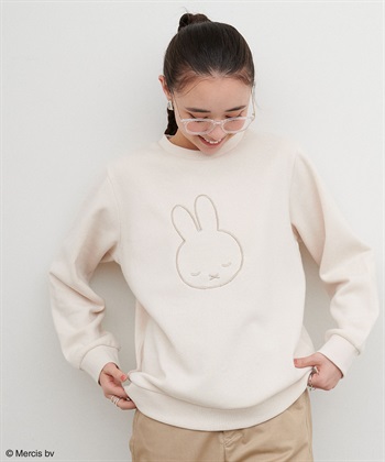 chara station 【miffy/ミッフィー】スリープ刺繍デザイン裏起毛プルオーバー（別注）_subthumb_20