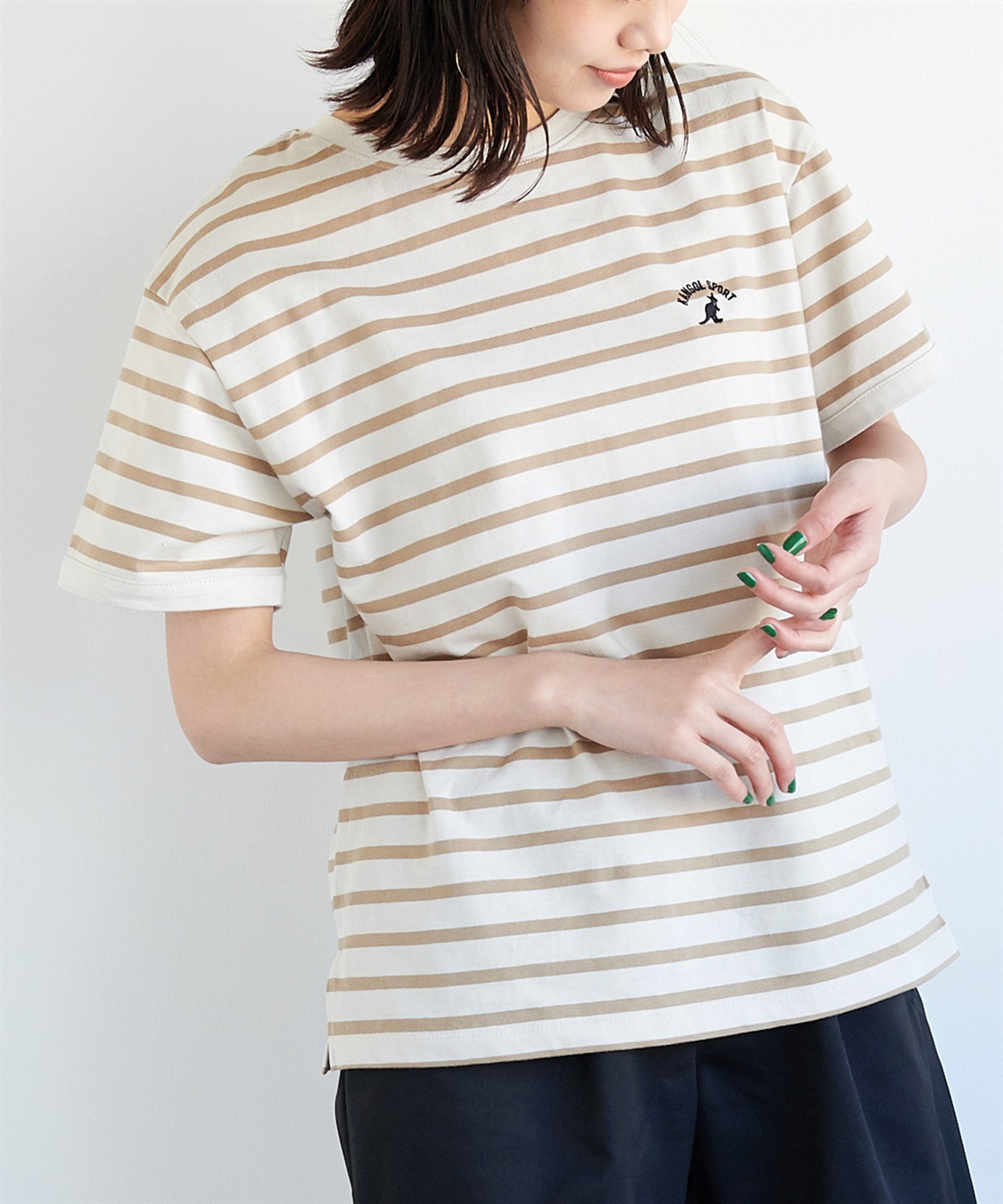 KANGOL SPORT】ボーダーTシャツ（カンゴールスポーツ） KANGOL SPORT