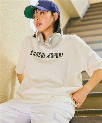 Life Style by cross marche 《DRY・UV対策》5分袖ベーシックロゴＴシャツ【KANGOL SPORT/カンゴールスポーツ】_subthumb_4