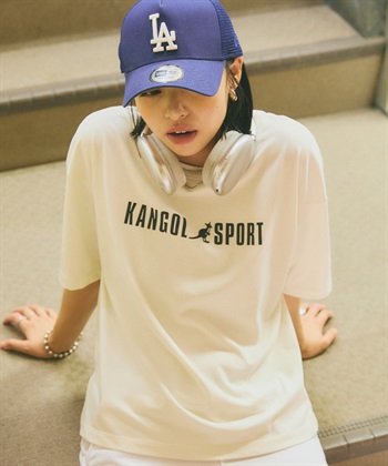 Life Style by cross marche 《DRY・UV対策》5分袖ベーシックロゴＴシャツ【KANGOL SPORT/カンゴールスポーツ】_subthumb_5