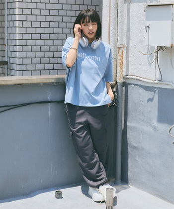 Life Style by cross marche 《DRY・UV対策》5分袖ベーシックロゴＴシャツ【KANGOL SPORT/カンゴールスポーツ】_subthumb_11