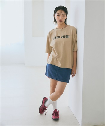 Life Style by cross marche 《DRY・UV対策》5分袖ベーシックロゴＴシャツ【KANGOL SPORT/カンゴールスポーツ】_subthumb_16