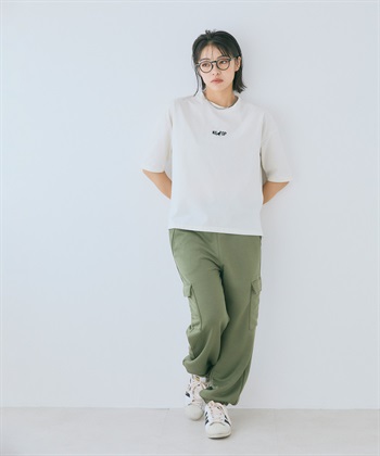 Life Style by cross marche 《DRY・UV対策・ストレッチ》5分袖刺繍ストレッチTシャツ【KANGOL SPORT/カンゴールスポーツ】_subthumb_8