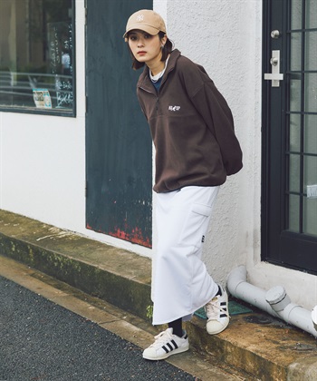 Life Style by cross marche ハーフジップフリースプルオーバー 【KANGOL SPORT/カンゴールスポーツ】_subthumb_11