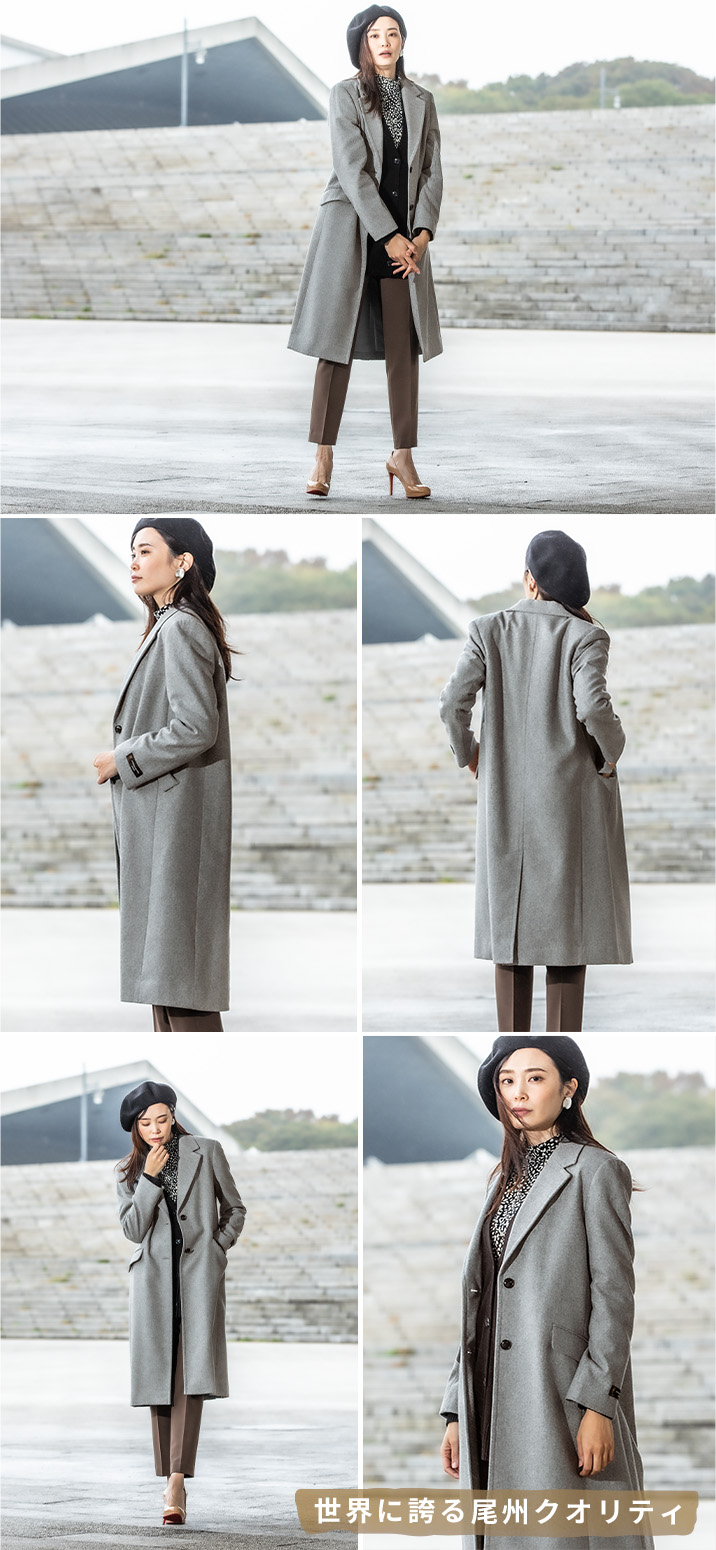 冬の細見え コートスタイル Slim Coat Style | Feature | CROSS PLUS