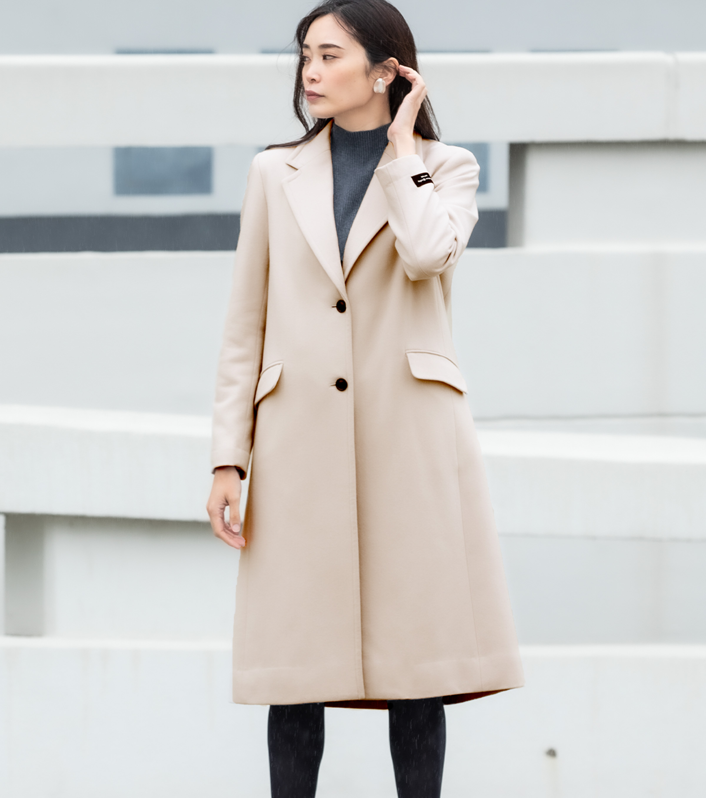 冬の細見え コートスタイル Slim Coat Style | Feature | CROSS PLUS