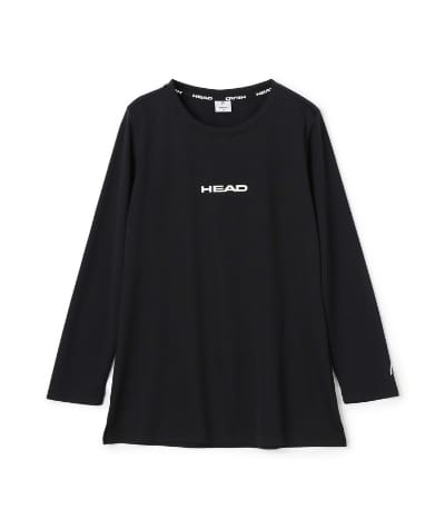 《DRY・UV対策》ドライメッシュベーシックロゴ長袖Tシャツの画像