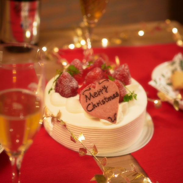 クリスマスケーキの写真