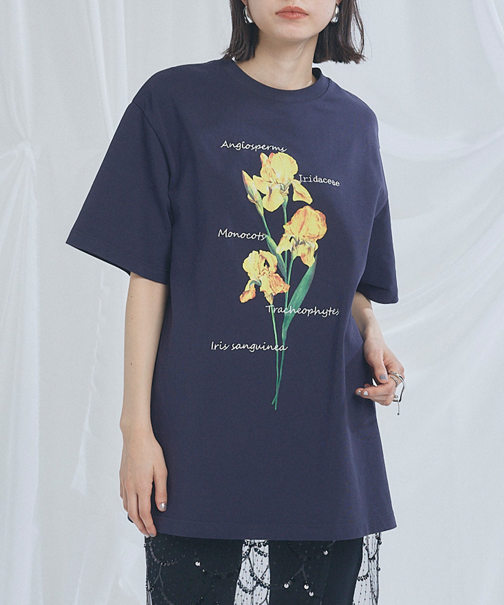 アイリスプリントチュニックTシャツ